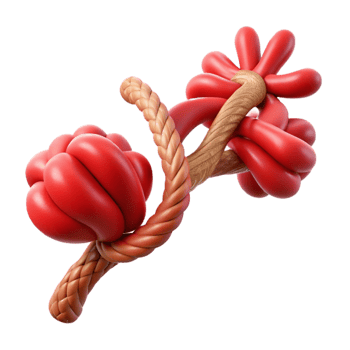 stunning contemporary Simulated Branch Isolated Vermillion Knotted Texture high quality png