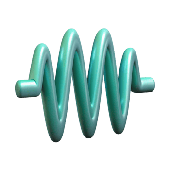 impressive artistic Sound Wave Oscilloscope Pattern Transparent Background professional png