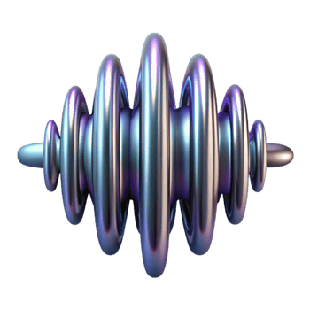vibrant classic Soundwave Reflected Sound Isolated with Mirrored Effect png