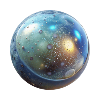 extraordinary rustic Sparkling Micro Universe Bubble Transparent Background high resolution png