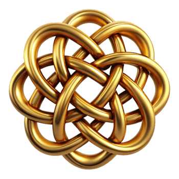 immaculate art deco Ultra-detailed, photorealistic isolated cutout of a single, fractal fern frond made of pure gold with Transparent Background premium png