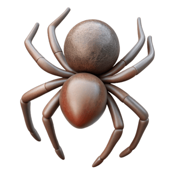 stunning classic Spider Silk Cutout Isolated on White high resolution png