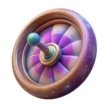beautiful classic Spinning Cosmic Cartwheel Cutout with Starburst Effect premium png