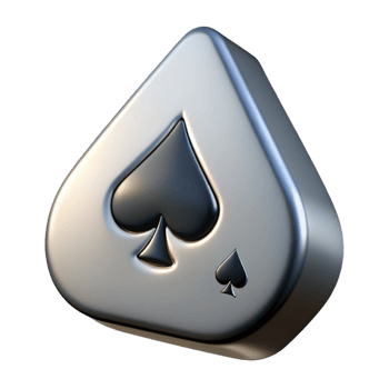 exquisite mysterious baroque Professional render, isolated cutout, hyper-specific, single playing card, Ace of Spades with Transparent Background detailed png