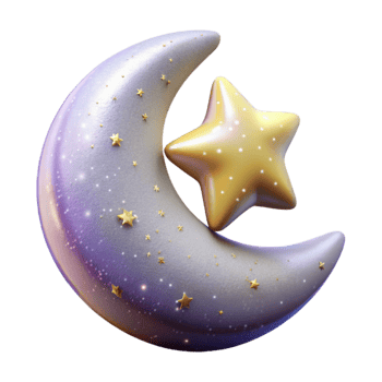 wonderful artistic Starry Lullaby Cutout Transparent Background Close Up high resolution png