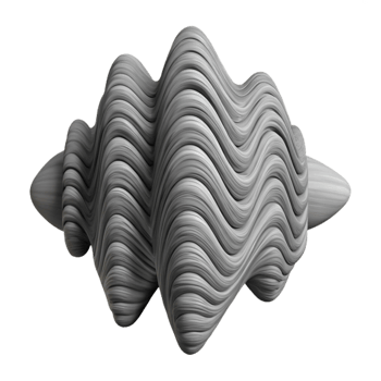 elegant abstract Subtle Grayscale Seismic Wave Pattern Cutout high quality png