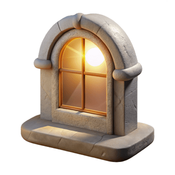 beautiful classic Sunlight Streaming Through Window Cutout high quality png