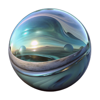 impressive traditional Surreal Distortion Reflection on Glass Transparent Background professional png
