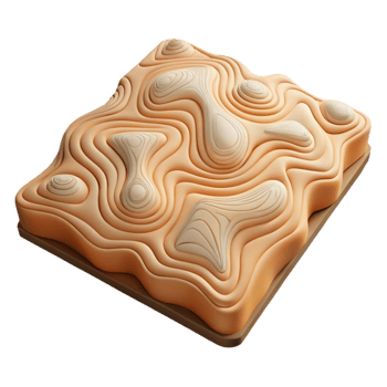elegant contemporary Topographic Map Layer Transparent Background Customizable high quality png