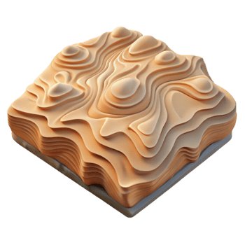 stunning creative Topographic Map with Isolines Isolated Element Contour Detail professional png