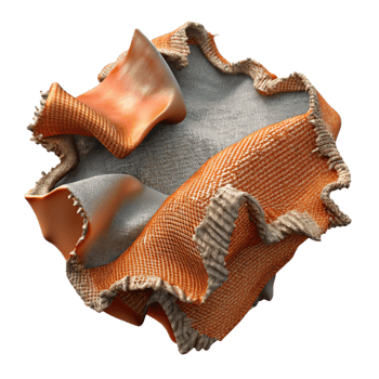 impressive contemporary Torn Fabric Piece with Frayed Edges Transparent Background png