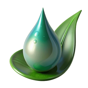 vibrant classic Translucent Dewdrop on Green Leaf Transparent Background Isolated exclusive png