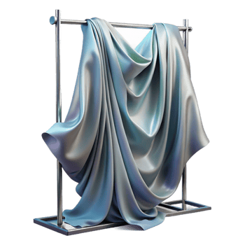 dramatic rustic Translucent Silk Draped Over Metal Frame Isolated exclusive png