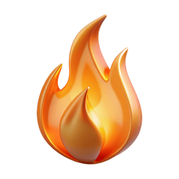 stunning minimalist Transparent Background Fire Cutout with Flickering Shadow authentic png
