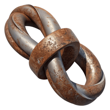 impressive traditional Twisted Metal Beam with Rust Texture Cutout png