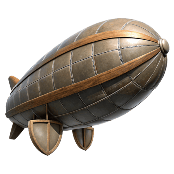 beautiful classic Urban Airship Cutout Side View Transparent Background premium png