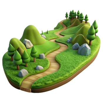 stunning contemporary Verdant Valley Cutout Rolling Green Hills Transparent Background high resolution png