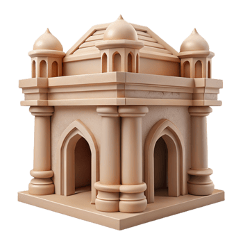 elegant abstract Wavy Aerthys Architecture Isolated Desert Element detailed png