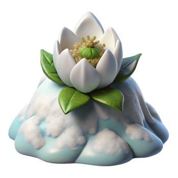 wonderful classic White Campion Isolated with Detailed Stem detailed png