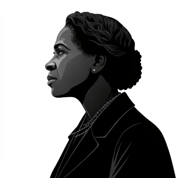 Confident Woman Silhouette Art png