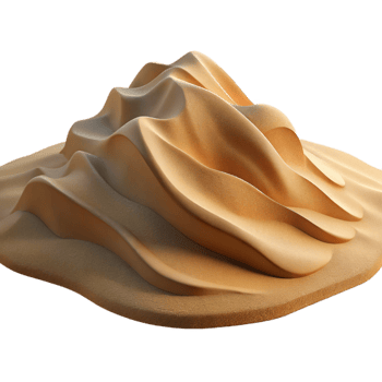 stunning minimalist Windswept Sand Dune Aerthys Architecture Transparent Background authentic png