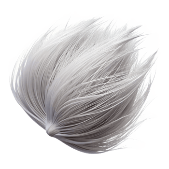 extraordinary abstract Wispy Gossamer Strands Isolated on Transparent Background Side View genuine png
