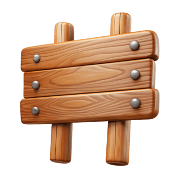 magnificent modern Wooden Sign with Blank Space Isolated Element high quality png