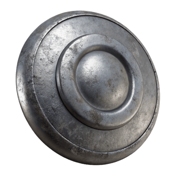 beautiful classic Worn Metal Button Texture Steel Gray Isolated high resolution png