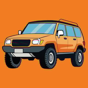 Modern SUV Vehicle Graphic vector