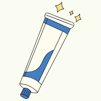 Dental Care Toothpaste Graphic vector
