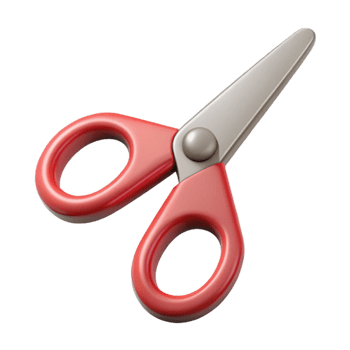elegant bohemian Minimal outline of a scissors. Single-weight stroke, crisp edges Scalable Design. gallery standard png