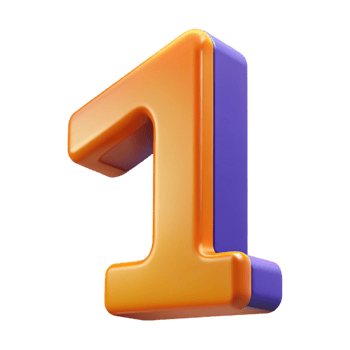 radiant tranquil mid-century Bold, flat color number . Clean lines, scalable design Scalable Design. expertly shot png