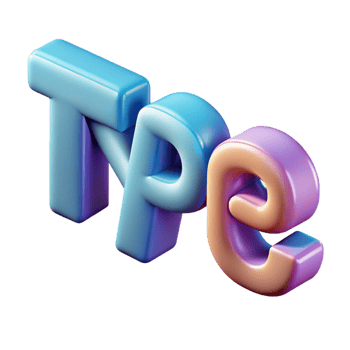 exemplary abstract Clean lines outlining the word TYPE. Scalable, minimal design Scalable Design. genuine png