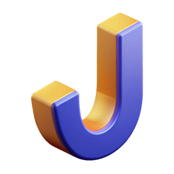 dazzling vintage Flat color, minimal J with clean lines and sharp edges. Scalable design Scalable Design. studio quality png