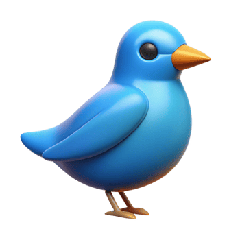 vibrant joyful retro Stylized bird silhouette with crisp edges. Flat color, minimal, scalable Design. elite png