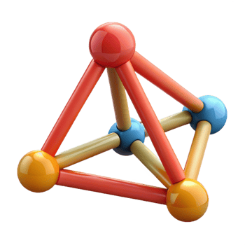 sumptuous nordic Three connected triangles forming a star shape. Scalable, flat color, symmetrical Scalable Design. fine detail png