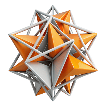 distinctive mid-century Abstract composition of interconnected lines and sharp angles. Clean lines, flat color Scalable Design. high quality png