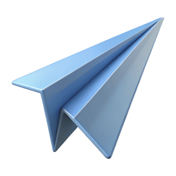 impressive remarkable Single-weight stroke outline of a paper airplane. Minimal, flat color Scalable Design. png