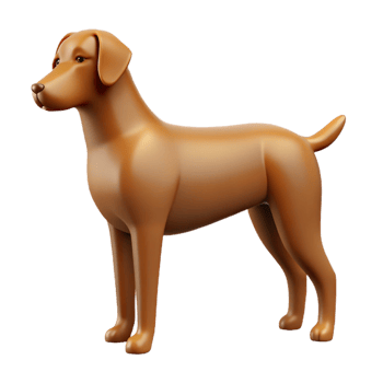 splendid standout Clean lines form a stylized, scalable dog silhouette. Flat color, crisp edges Scalable Design. png