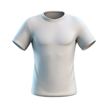 breathtaking memorable Professional render of a single white cotton t-shirt, hyper-specific, isolated cutout with Transparent Background png