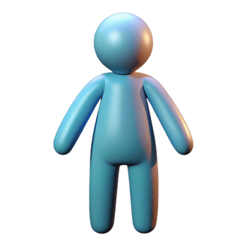 unparalleled surreal Concept art style, isolated cutout of a single, stylized, abstract human figure, wireframe render, ultra-detailed with Transparent Background premium png