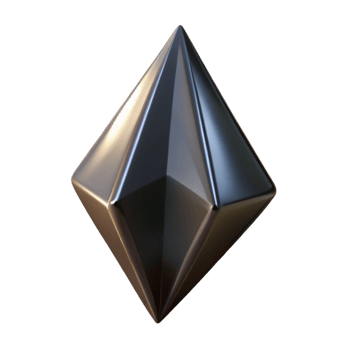 wonderful contemporary A single, pointed arrowhead made of obsidian, with Transparent Background top-tier png