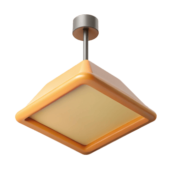 vibrant acclaimed Concept art style, isolated cutout of a single, suspended ceiling tile, acoustic with Transparent Background png