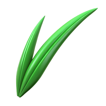 alluring exceptional Hyper-specific, professional render of an isolated cutout of a single, floating feather with Transparent Background png
