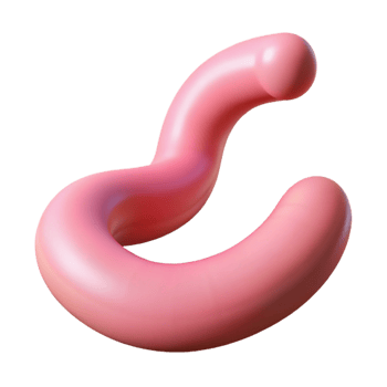 dazzling futuristic Hyper-specific, professional render of a single, earthworm, segmented and pink with Transparent Background elite png