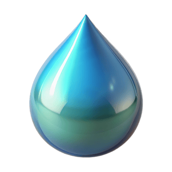 dazzling mysterious vintage Photorealistic, hyper-specific render of a single, isolated cutout, droplet of water, perfectly spherical, with internal reflections with Transparent Background elite png