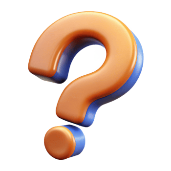 spectacular playful urban A single, stylized question mark, bold and intriguing with Transparent Background masterfully captured png
