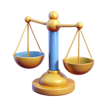 exquisite mysterious tropical A set of scales of justice with Transparent Background handcrafted png