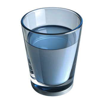 passionate hypnotic Ultra-detailed, professional render of a single glass of water with realistic reflections and refractions Isolated cutout with Transparent Background gallery standard png