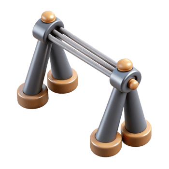 nostalgic radiant Bridge suspension cable detail with Transparent Background masterfully captured png